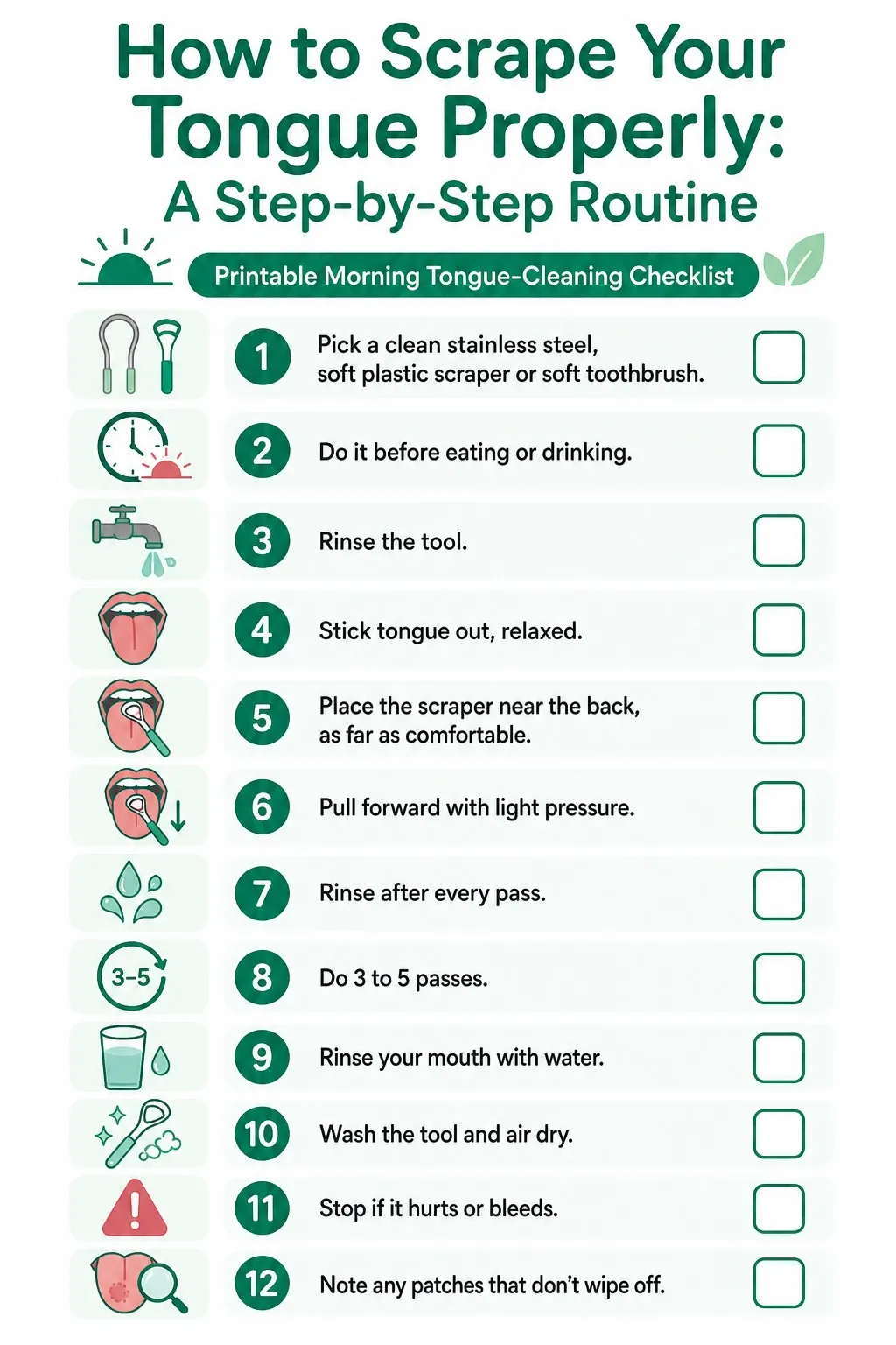 How to Scrape Your Tongue Properly