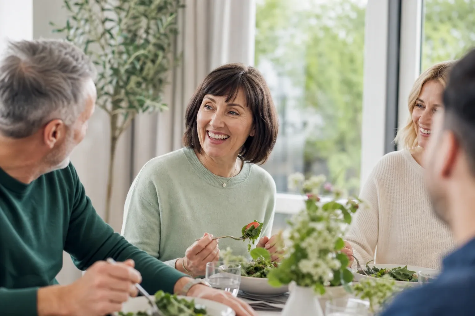 What can help keep gums looking healthy